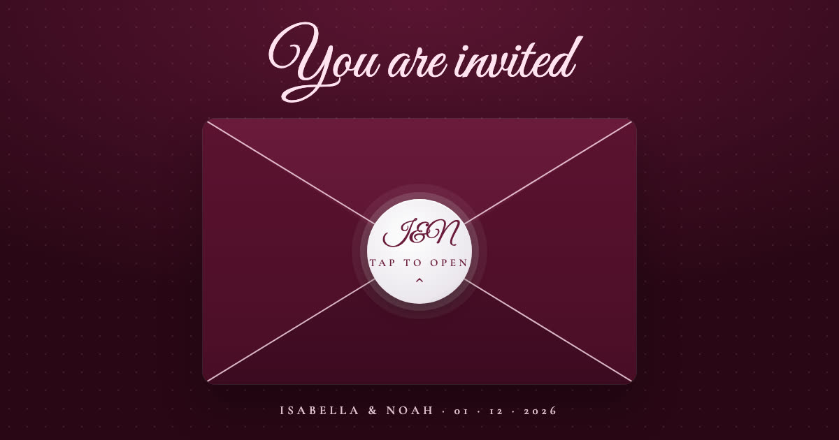 Link preview: You are invited